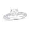 Lab-Created Diamonds by KAY Engagement Ring 1-1/5 ct tw 14K White Gold