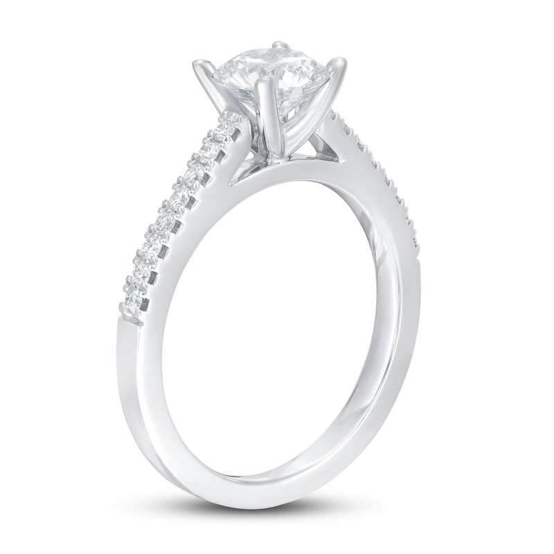 Lab-Created Diamonds by KAY Engagement Ring 1-1/5 ct tw 14K White Gold