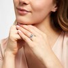 THE LEO Diamond Bridal Set 1-1/2 cttw Princess & Round-cut 14K White Gold