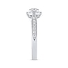 THE LEO Diamond Engagement Ring 3/4 ct tw Round-cut 14K White Gold