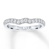 Thumbnail Image 1 of THE LEO Diamond Wedding Band 3/8 ct tw Round-cut 14K White Gold