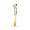 THE LEO Diamond Wedding Band 3/8 ct tw Round-cut 14K Yellow Gold