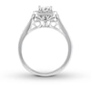 Thumbnail Image 1 of THE LEO Diamond Princess-cut Engagement Ring 1-1/8 ct tw 14K White Gold