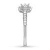 Thumbnail Image 2 of THE LEO Diamond Princess-cut Engagement Ring 1-1/8 ct tw 14K White Gold