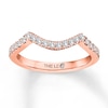 Thumbnail Image 1 of THE LEO Diamond Wedding Band 1/4 ct tw Round-cut 14K Rose Gold