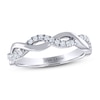 Thumbnail Image 0 of THE LEO Diamond Wedding Band 1/5 ct tw Round-cut 14K White Gold