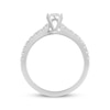 THE LEO Diamond Engagement Ring 3/4 ct tw Princess & Round-cut 14K White Gold