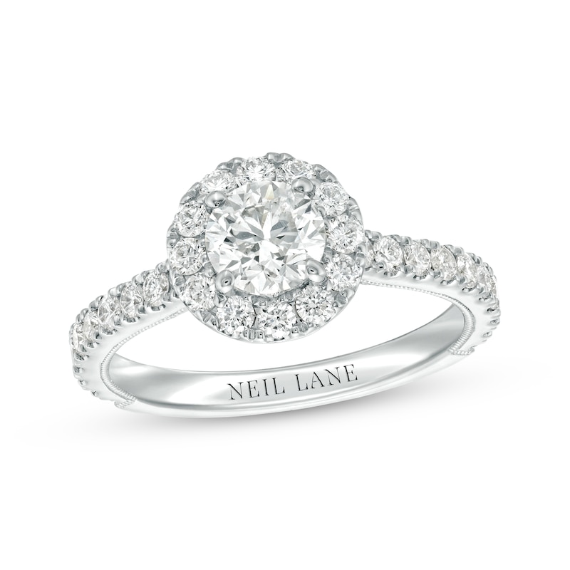 Neil Lane Premiere Diamond Engagement Ring 1-3/8 ct tw 14k White Gold