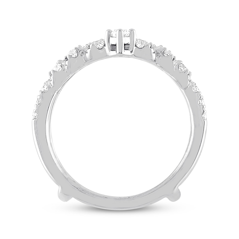 Main Image 3 of THE LEO Diamond Enhancer Ring 5/8 ct tw Round-cut 14K White Gold