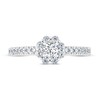 Thumbnail Image 3 of THE LEO Diamond Engagement Ring 1/2 ct tw Round-cut 14K White Gold