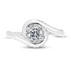 Diamond Engagement Ring 7/8 ct tw 10K White Gold