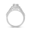 Pear-Shaped Diamond Engagement Ring 1-1/4 ct tw Round-cut 14K White Gold