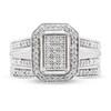 Diamond Bridal Set 1/5 ct tw 10K White Gold