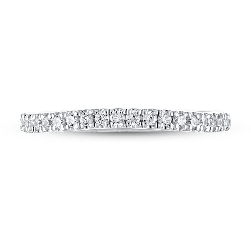 Main Image 2 of THE LEO Diamond Wedding Band 1/5 ct tw 14K White Gold