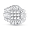 Thumbnail Image 2 of Diamond Engagement Ring 4 ct tw Princess, Round & Baguette-cut 10K White Gold