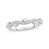 Adrianna Papell Diamond Anniversary Band 1/3 ct tw Round/Marquise-cut 14K White Gold