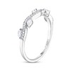 Adrianna Papell Diamond Anniversary Band 1/3 ct tw Round/Marquise-cut 14K White Gold