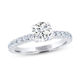 THE LEO Diamond Engagement Ring 1-3/8 ct tw Round-cut 14K White Gold