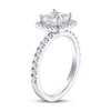 THE LEO Diamond Engagement Ring 1-7/8 ct tw Princess & Round-cut 14K White Gold
