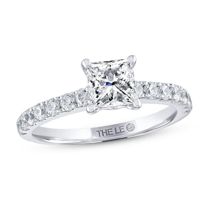 Diamond Engagement Ring 1.64 ct tw 14K White Gold DENG038