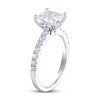 THE LEO Diamond Engagement Ring 2-3/8 ct tw Princess & Round 14K White Gold