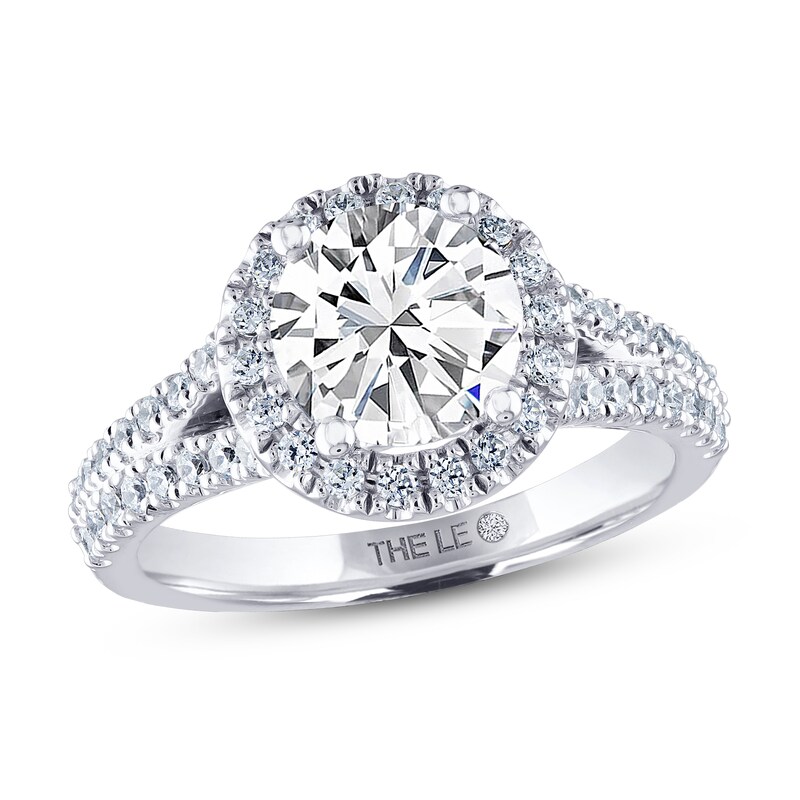 THE LEO Diamond Engagement Ring 1-7/8 ct tw Round-cut 14K White Gold