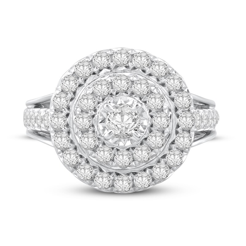 Diamond Engagement Ring 1-1/2 ct tw 10K White Gold