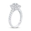 Thumbnail Image 2 of Diamond Engagement Ring 1 ct tw Pear & Round 14K White Gold