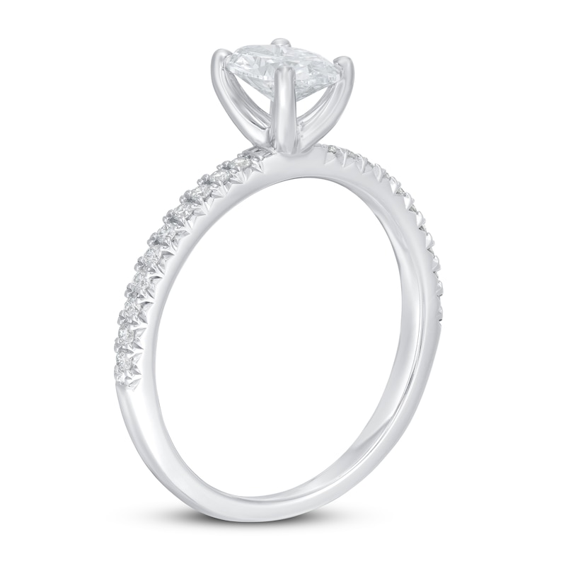 Main Image 2 of Lab-Grown Diamonds Engagement Ring 7/8 ct tw 14K White Gold