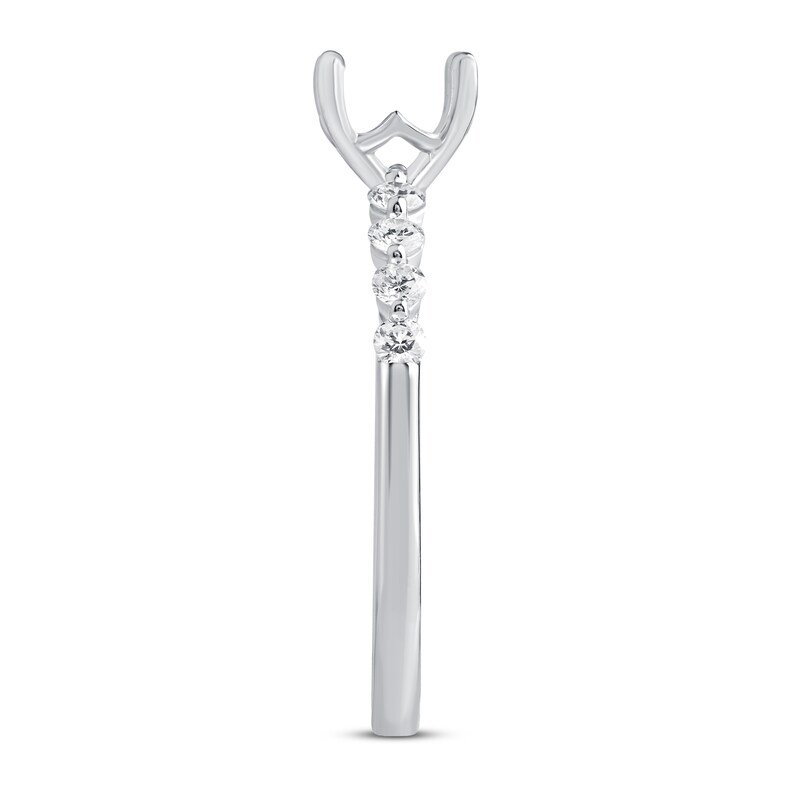 Diamond Engagement Ring Setting 1/3 ct tw 14K White Gold