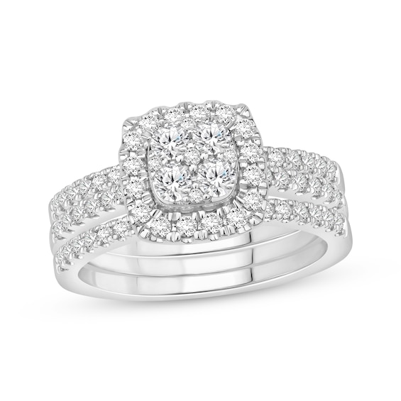 Adore Diamond Bridal Set 1 ct tw 10K White Gold