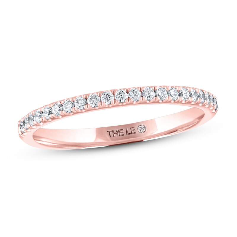 THE LEO Diamond Wedding Band 1/5 ct tw Round-cut 14K Rose Gold