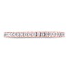 THE LEO Diamond Wedding Band 1/5 ct tw Round-cut 14K Rose Gold
