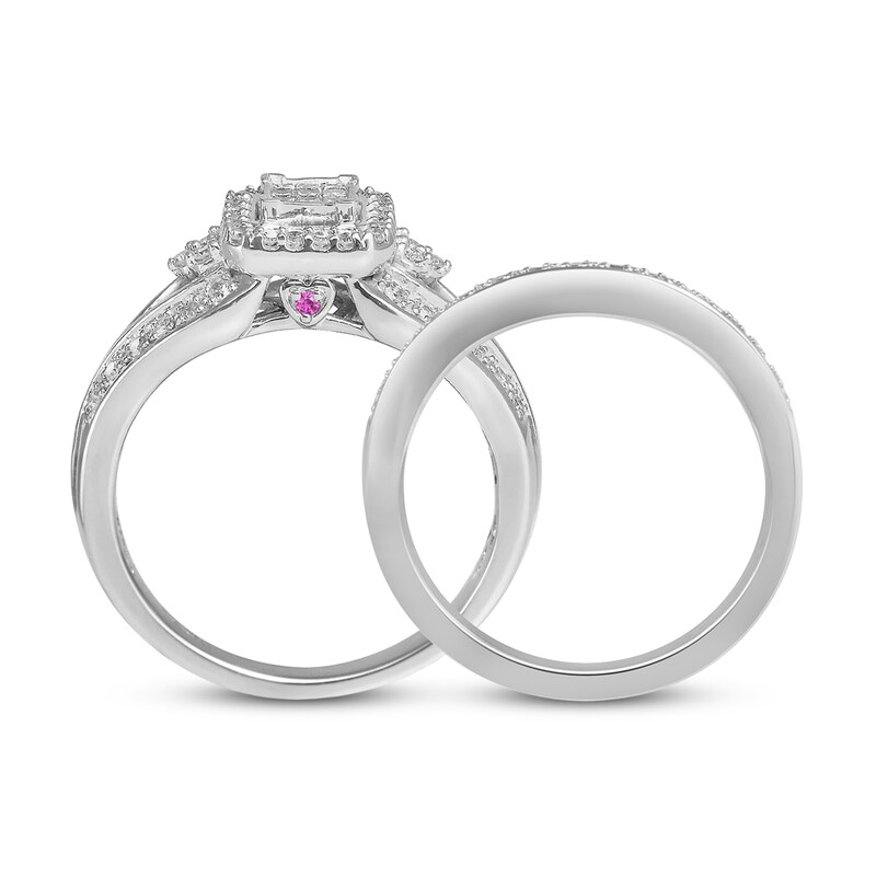 Diamond Bridal Set 3/8 ct tw 10K White Gold