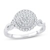 Diamond Engagement Ring 3/8 ct tw Round-cut 14K White Gold