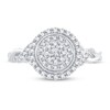 Diamond Engagement Ring 3/8 ct tw Round-cut 14K White Gold
