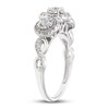 Diamond Engagement Ring 1/2 ct tw Round-cut 10K White Gold