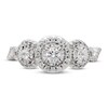 Diamond Engagement Ring 1/2 ct tw Round-cut 10K White Gold