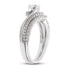 Diamond Bridal Set 1/2 ct tw Round-cut 10K White Gold