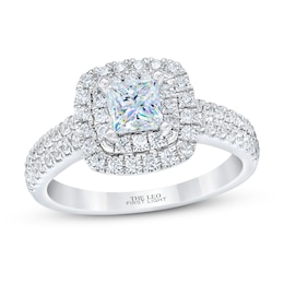 THE LEO First Light Diamond Princess-Cut Engagement Ring 1 ct tw 14K White Gold