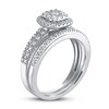Diamond Bridal Set 1/2 ct tw Round-cut 10K White Gold