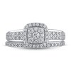 Diamond Bridal Set 1/2 ct tw Round-cut 10K White Gold