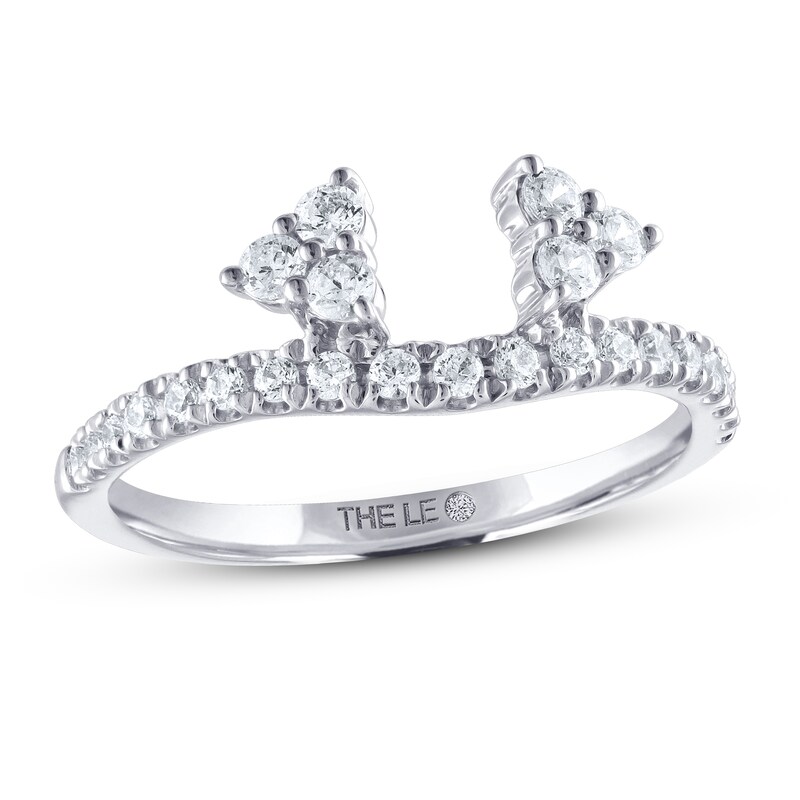 THE LEO Diamond Enhancer Ring 1/2 ct tw Round-cut 14K White Gold