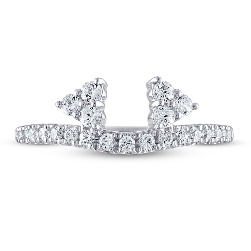THE LEO Diamond Enhancer Ring 1/2 ct tw Round-cut 14K White Gold