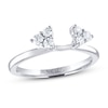 Thumbnail Image 0 of THE LEO Diamond Enhancer Ring 1/3 ct tw Round-cut 14K White Gold