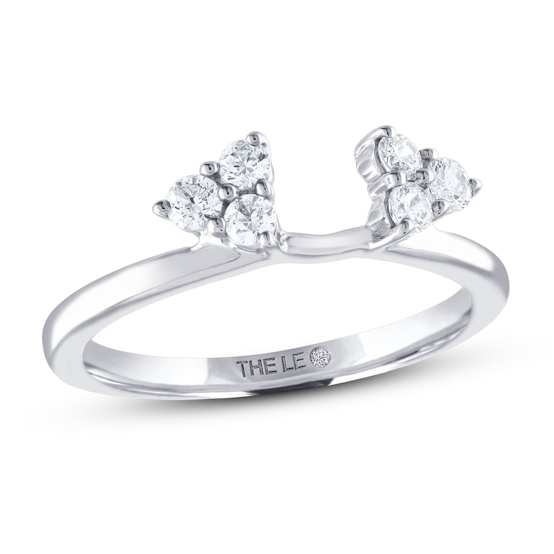 THE LEO Diamond Enhancer Ring 1/3 ct tw Round-cut 14K White Gold