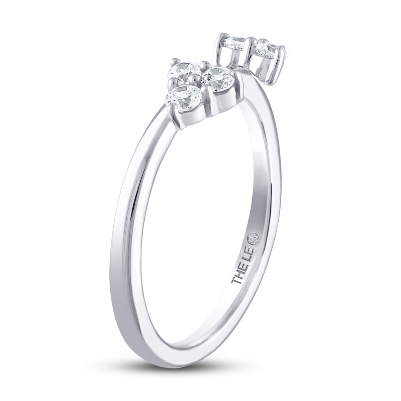 THE LEO Diamond Enhancer Ring 1/3 ct tw Round-cut 14K White Gold