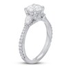Neil Lane Premiere Diamond Engagement Ring 2 ct tw Round/Princess 14K White Gold