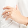 Thumbnail Image 3 of THE LEO Diamond Engagement Ring 7/8 ct tw Princess & Round-cut 14K White Gold