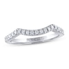 THE LEO Diamond Wedding Band 1/5 ct tw Round-cut 14K White Gold